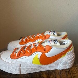 Blazer Low x Sacai Magma Orange